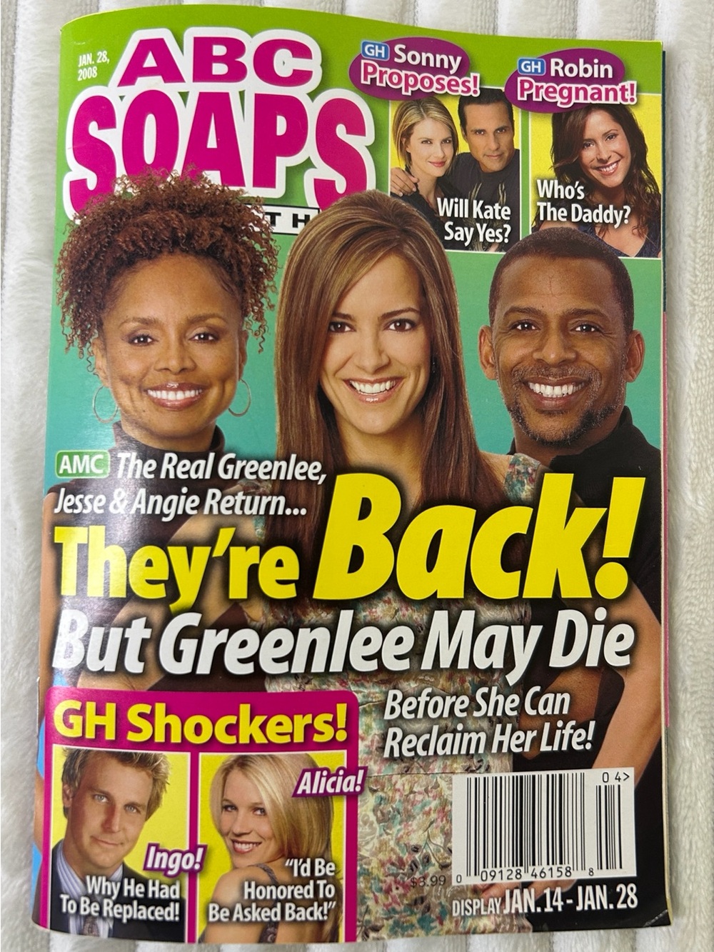 01/14/2008 - 01:28/2008 Vintage ABC Soaps in Depth Magazine Volume 12 Issue 4